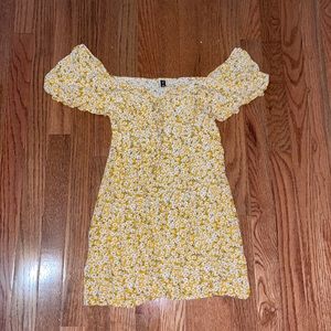 Zaful yellow floral dress